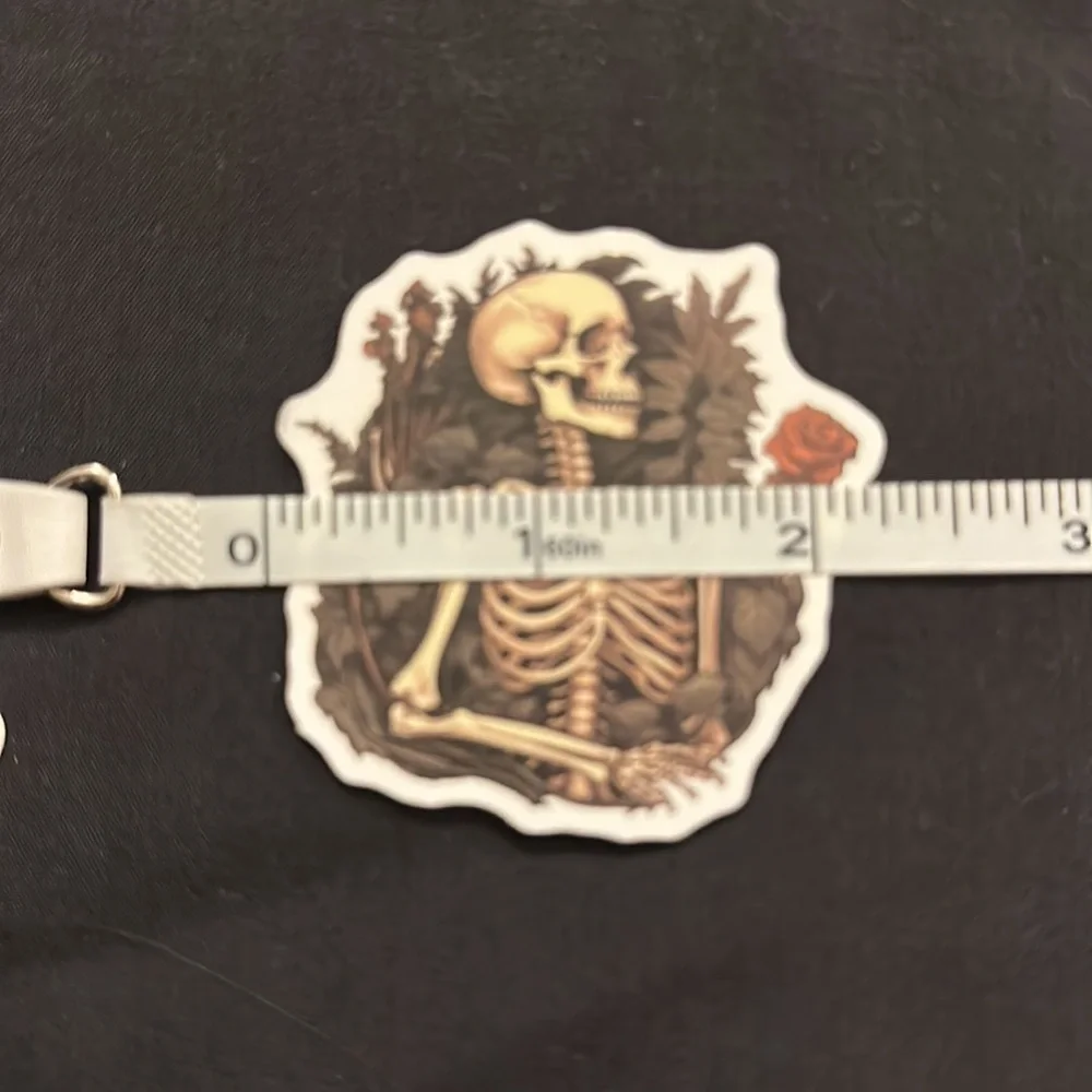 Floral skull stickers/decals